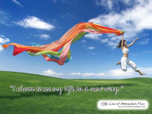 "I choose to see my life in a new way." (Wallpaper + Decree) Free Law of Attraction Wallpaper with Decree and Positive Affirmation